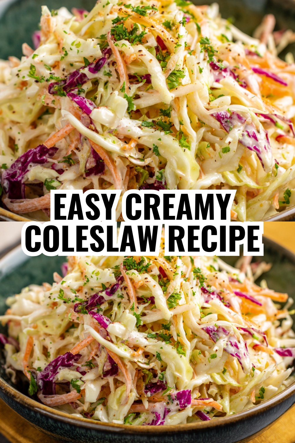 Easy Creamy Coleslaw Recipe — Perfect for Memorial Day Cookouts