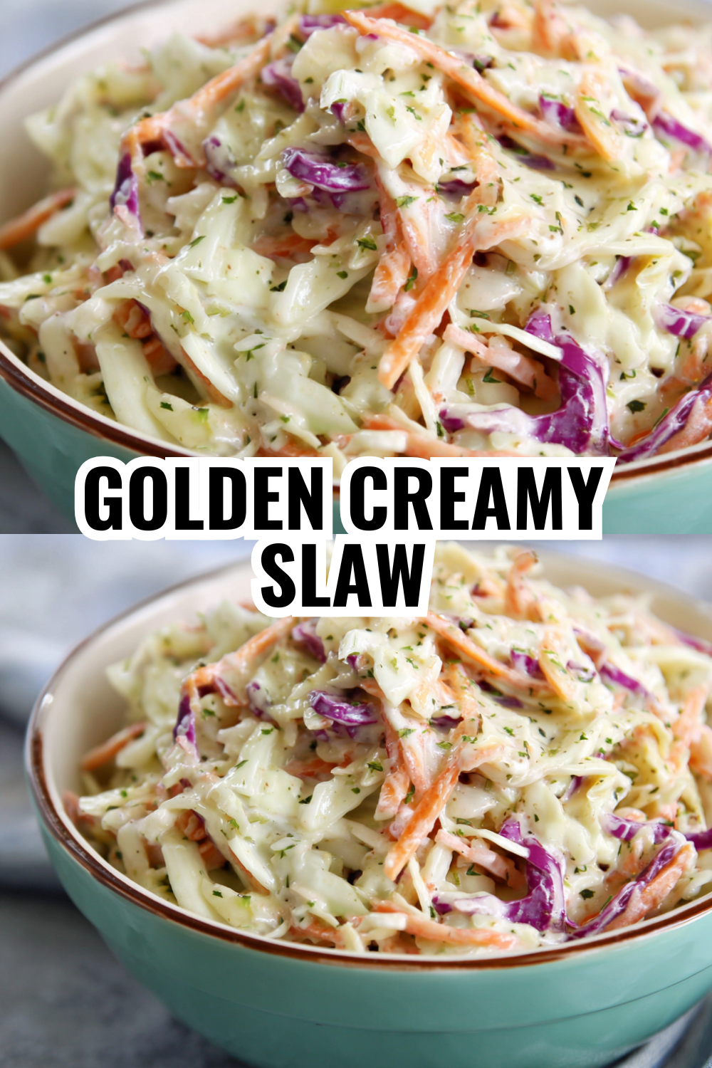 Golden Creamy Coleslaw — Your New BBQ Secret Weapon