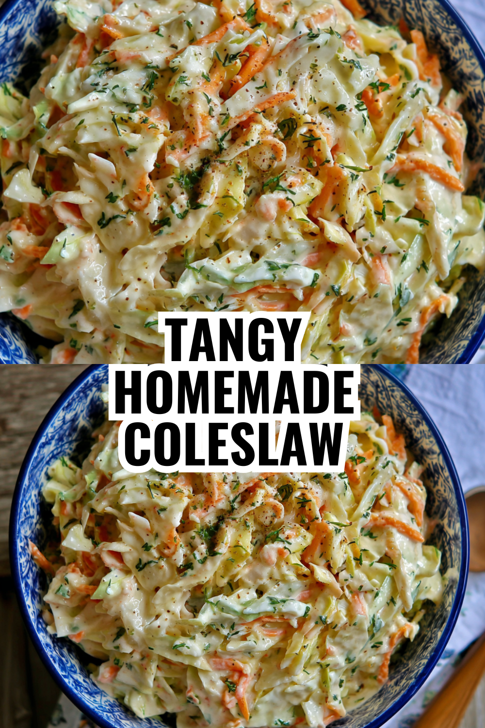 Tangy Homemade Coleslaw in Less Than 10 Minutes Prep Time