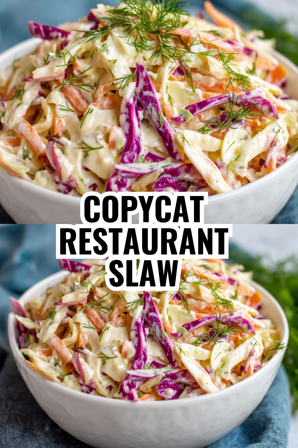 Copycat Restaurant Coleslaw Recipe (Better Than the Original)