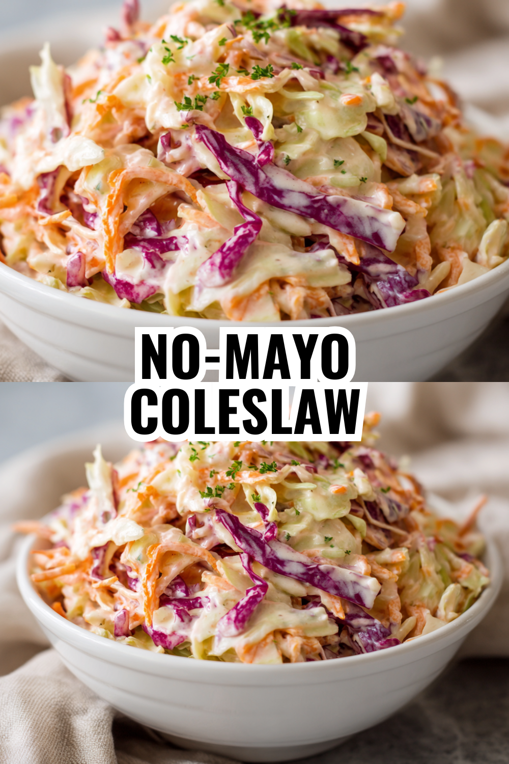 No-Mayo Coleslaw Option — Lighter and Just as Delicious
