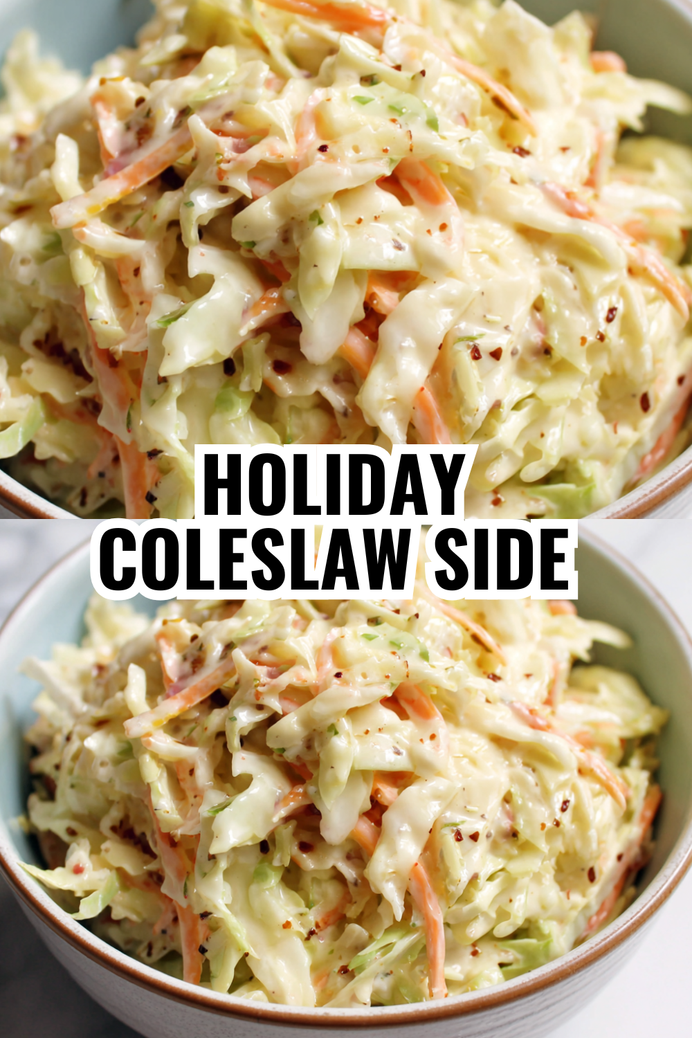Holiday Coleslaw Side Dish for Thanksgiving, Easter, and July 4th