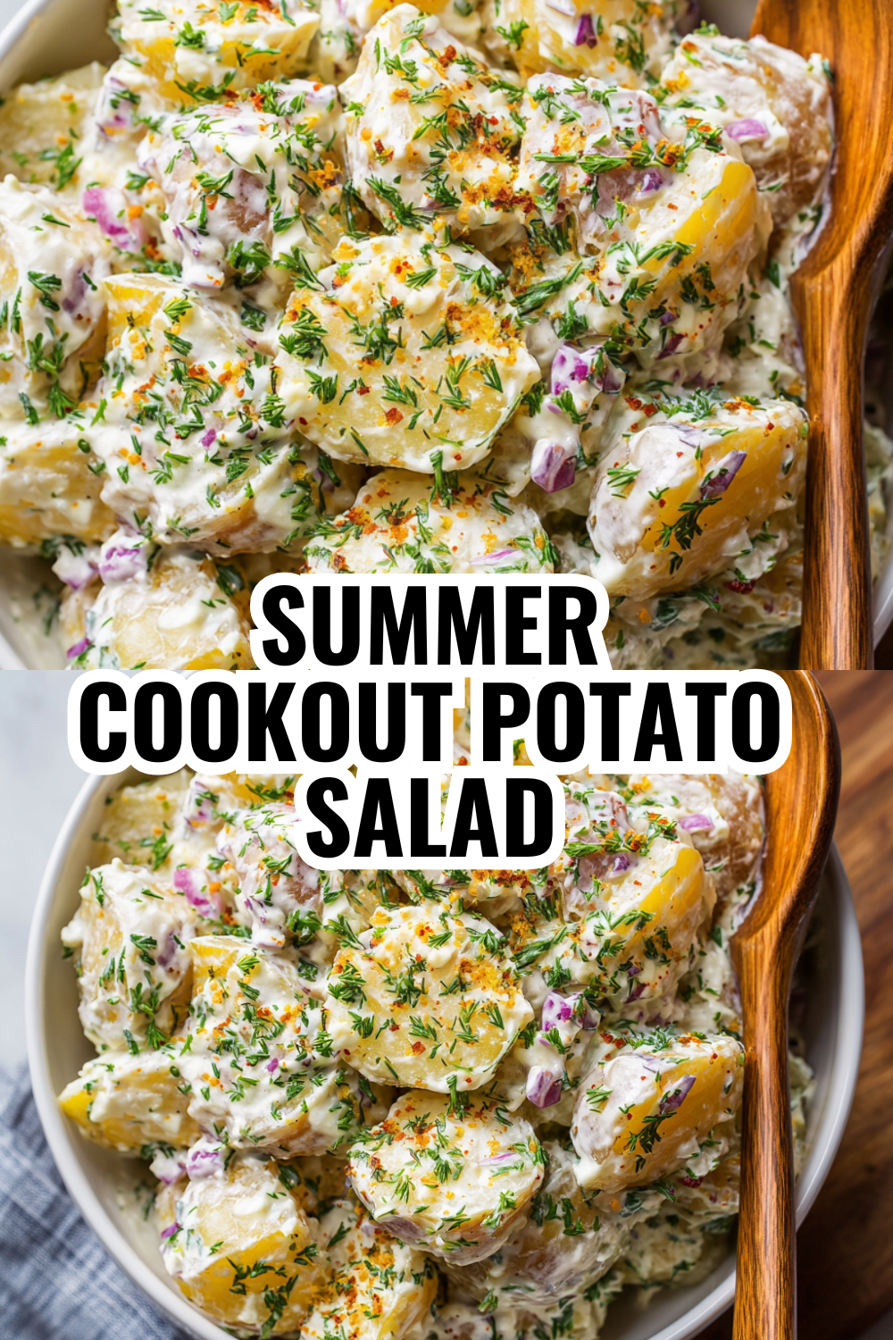 Golden Potato Salad with Fresh Herbs for Summer Entertaining