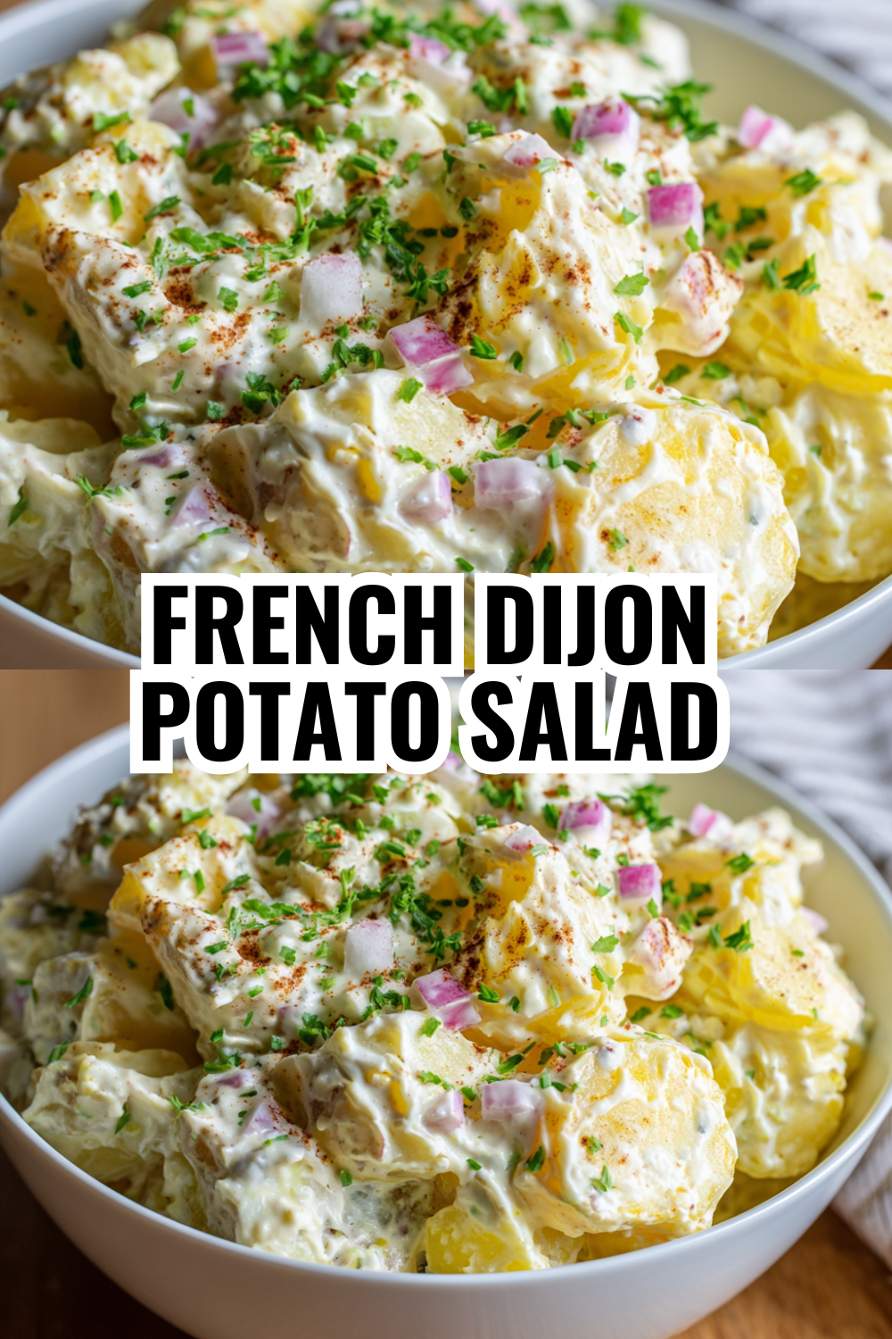French Dijon Potato Salad No Mayo — Elegant Summer Side Dish
