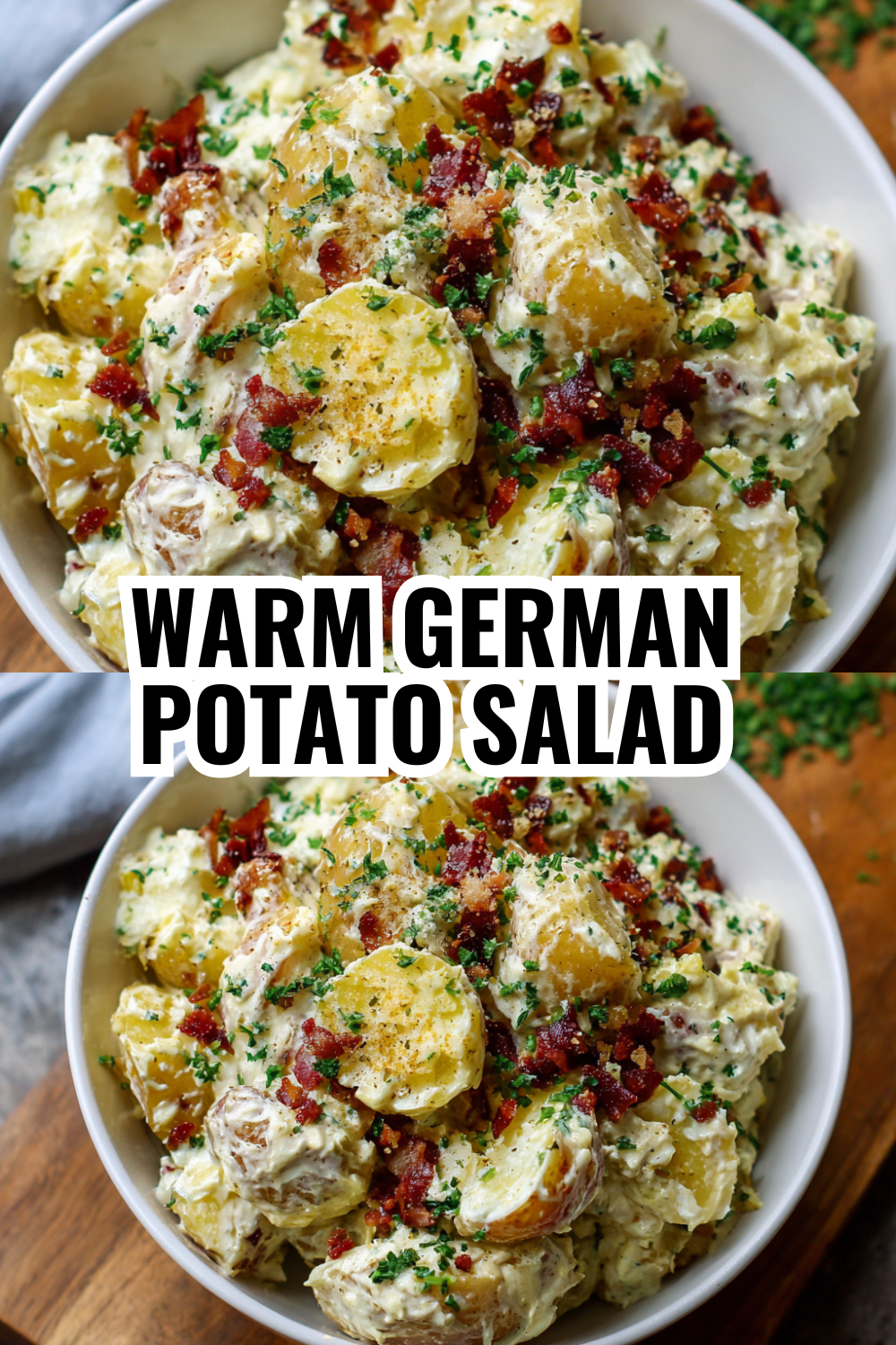 Warm German Potato Salad with Bacon — Cozy Dinner Side