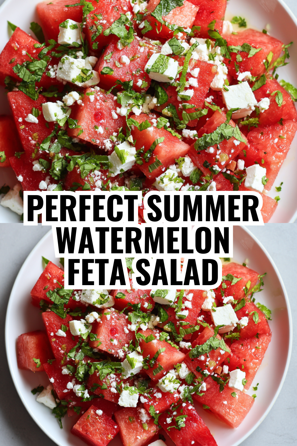 Easy Watermelon Feta Salad — Perfect for Summer BBQ and Picnics
