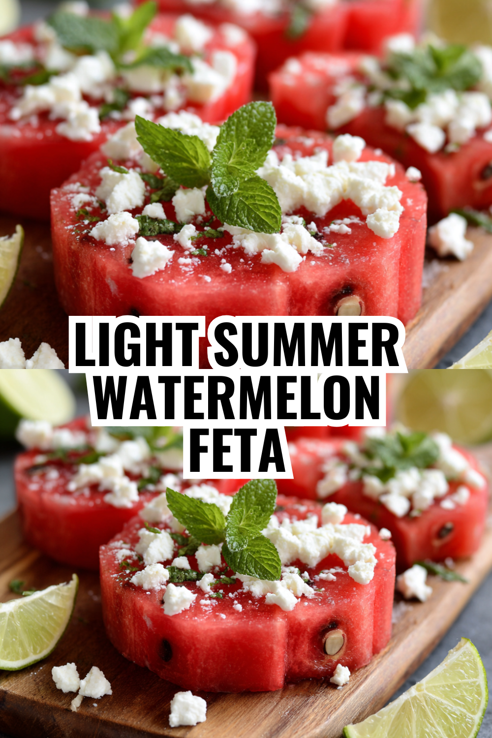 Summer Themed Potluck Recipe: Watermelon Feta Salad with Pistachios