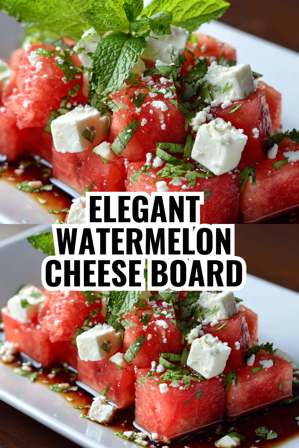 Fourth of July Food BBQ: Watermelon Feta Salad Showstopper