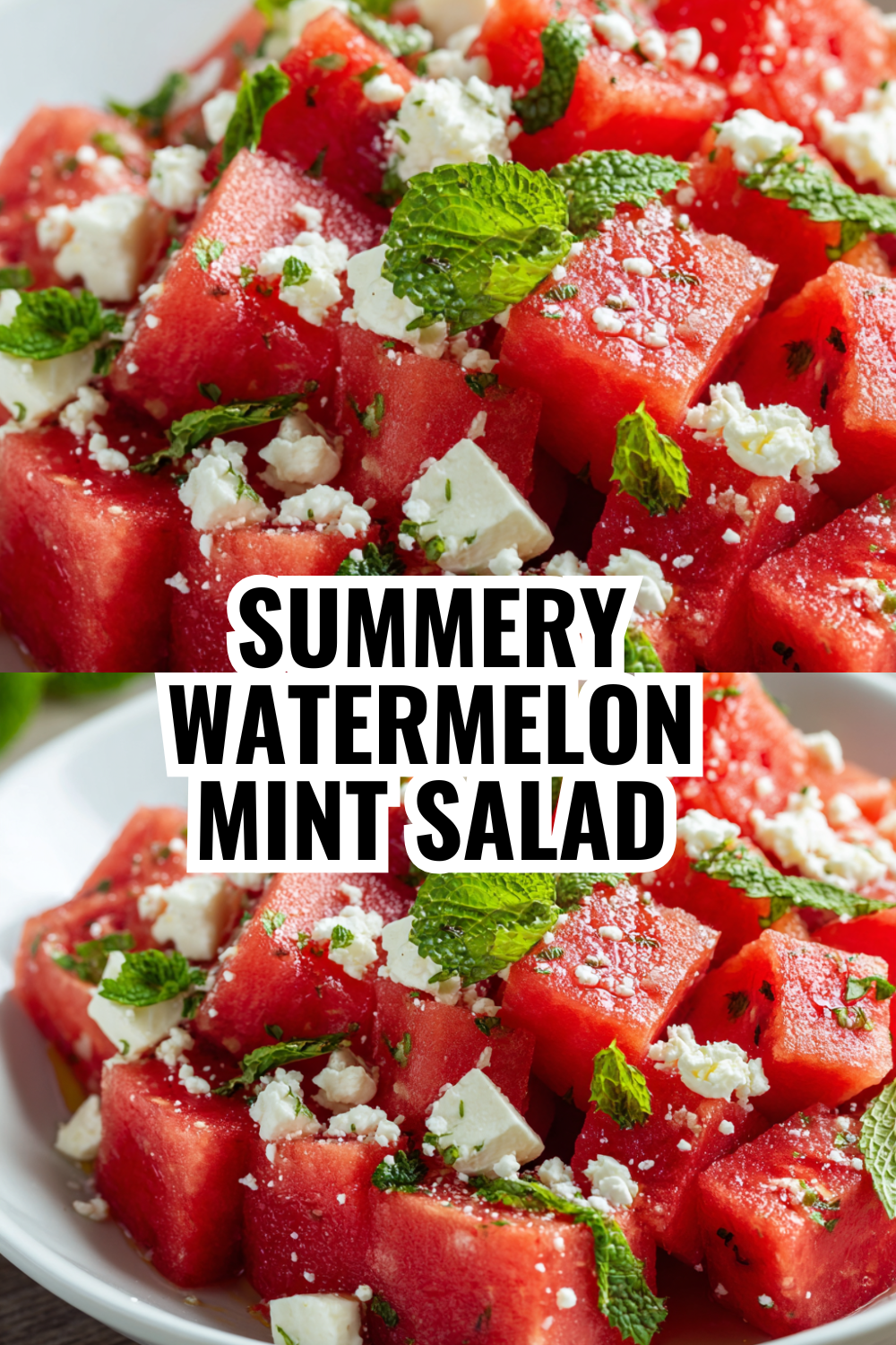 Memorial Day Picnic Food: Watermelon Feta Salad Everyone Loves