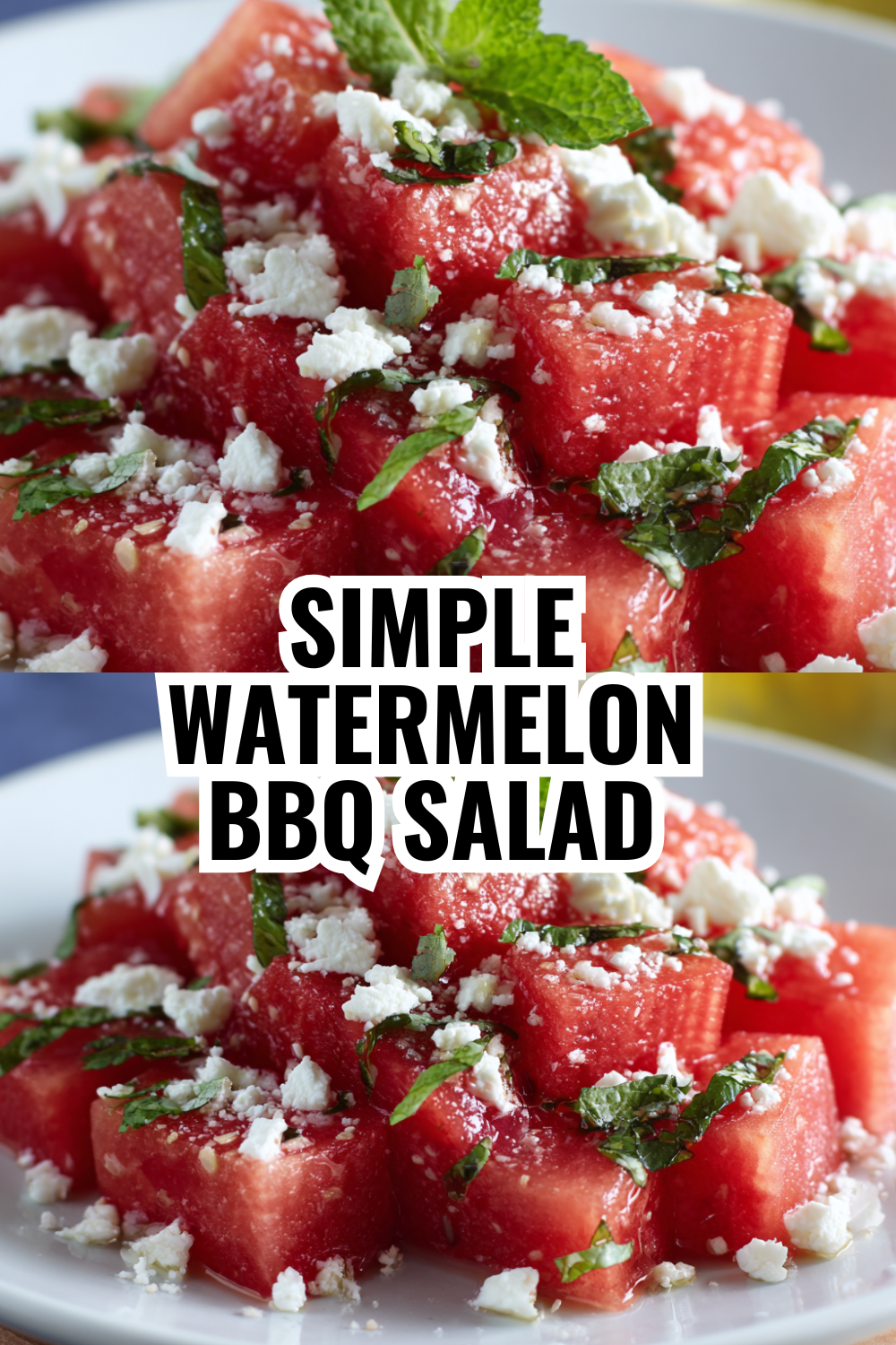 Father's Day BBQ Ideas: Watermelon Feta Salad He'll Actually Eat