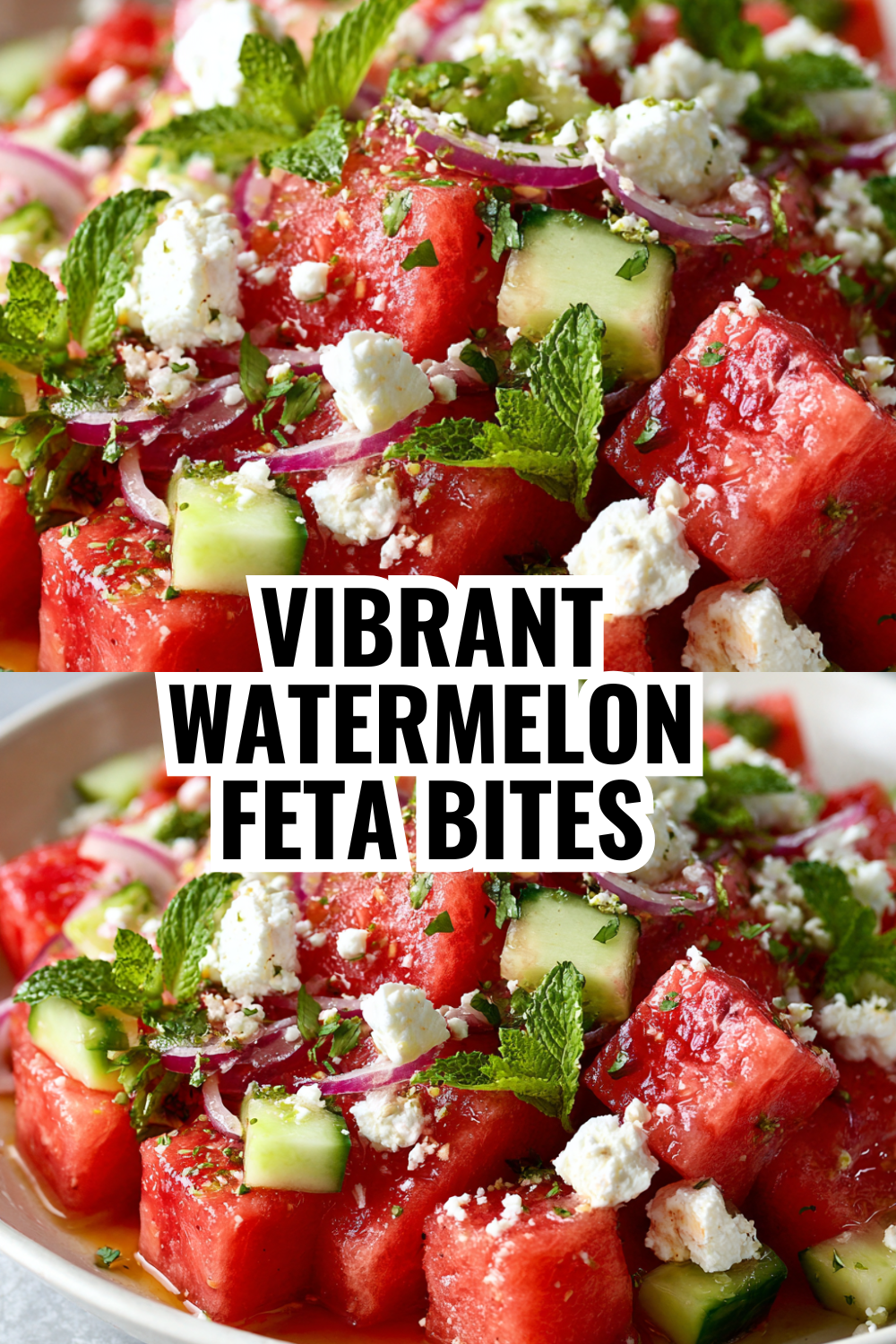 Watermelon Feta Mint Salad — The Refreshing Escape You Need