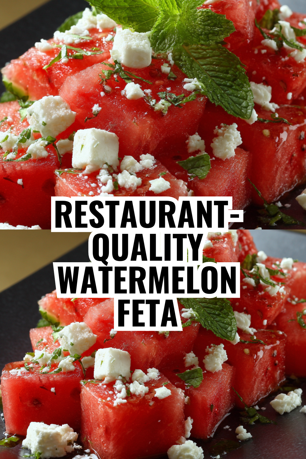 Restaurant-Quality Watermelon Feta Salad (Ready in Minutes, Looks Impressive!)