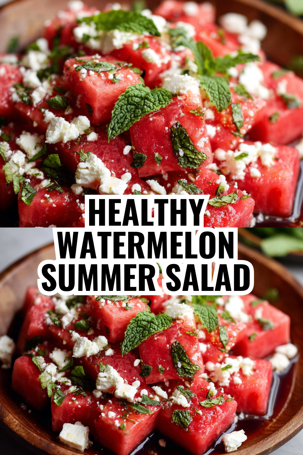 Summer Party Spread: Watermelon Feta Salad with Pistachio Crunch