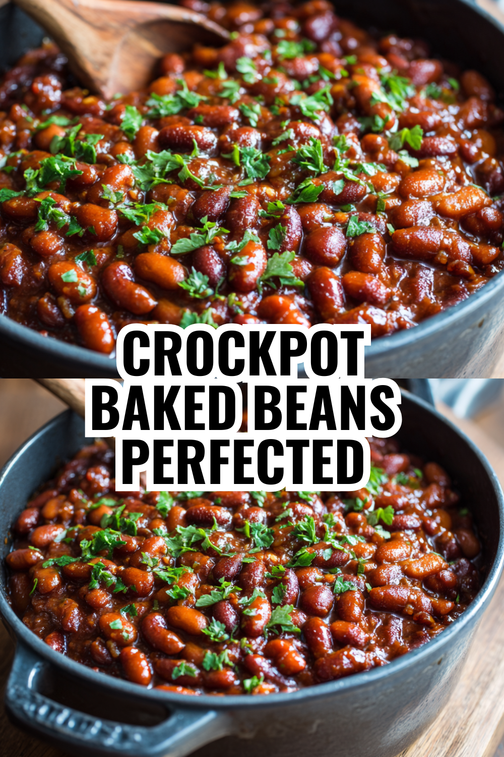 Crockpot Baked Beans — Dump Ingredients and Walk Away Until Dinner Time