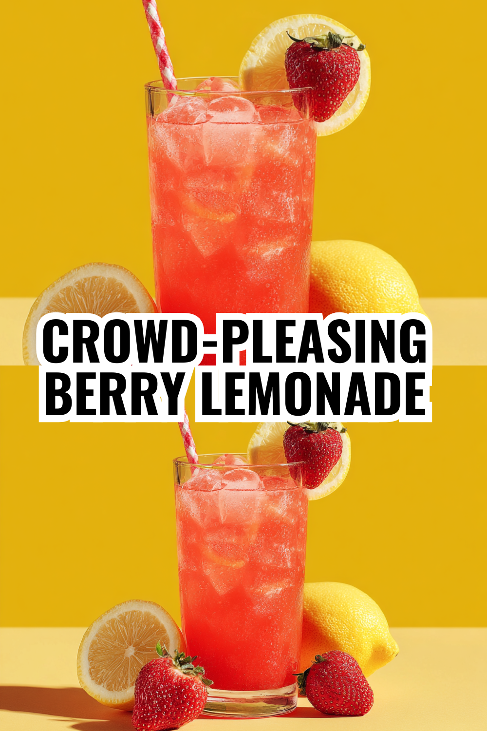 Crowd-Pleasing Pink Lemonade with Real Strawberries (No Artificial Flavors!)