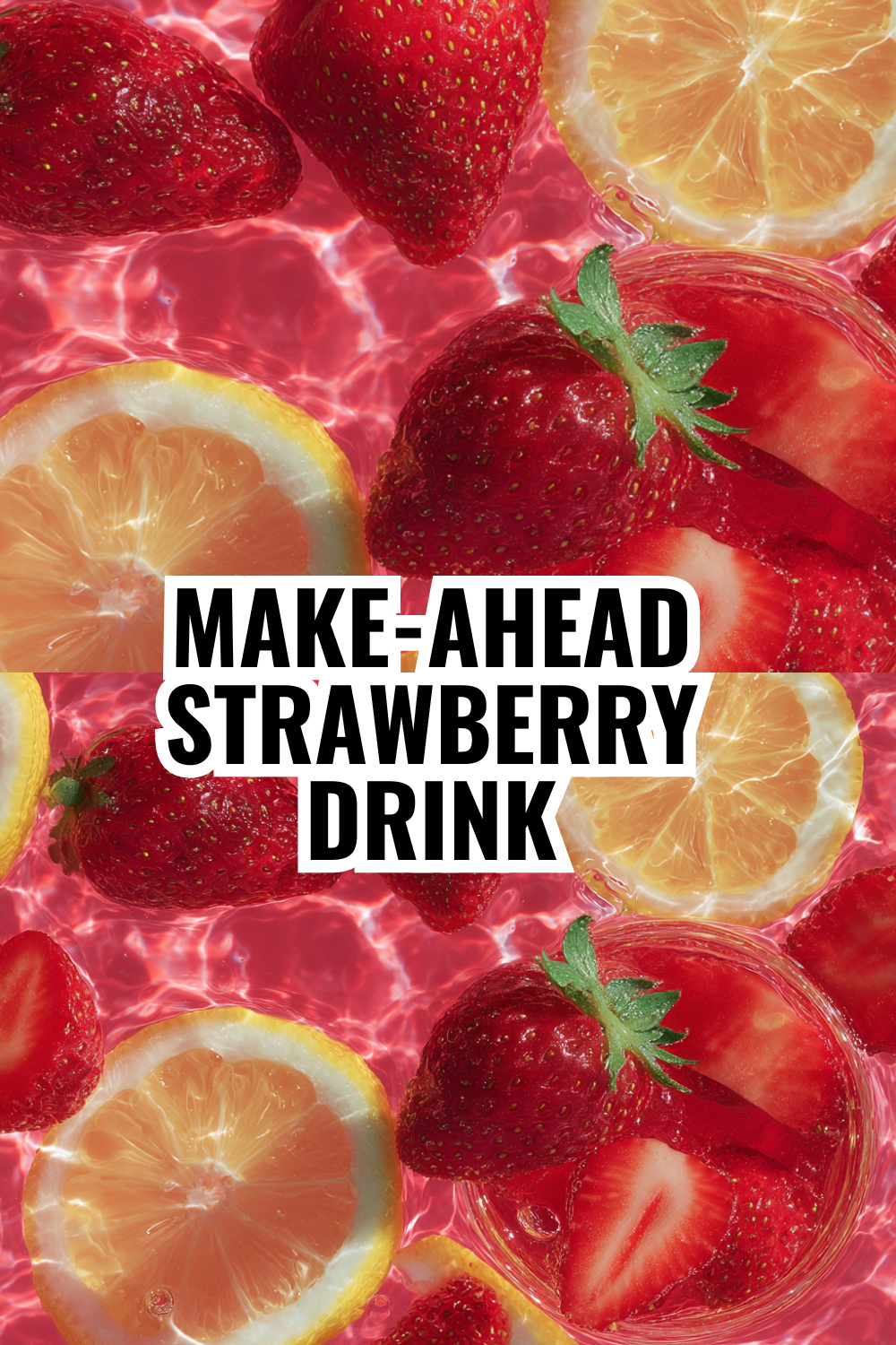 5-Ingredient Strawberry Lemonade — The Easiest Summer Drink Recipe Ever