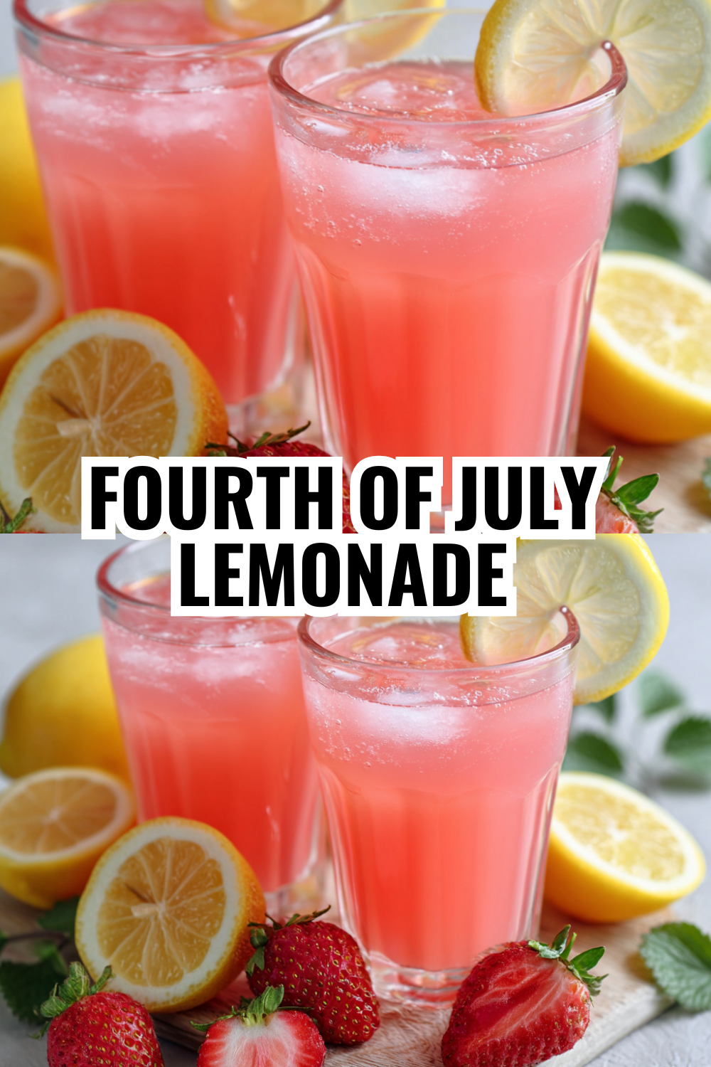 Strawberry Lemonade Mocktail Base Recipe — Adults Love This Party Drink Too