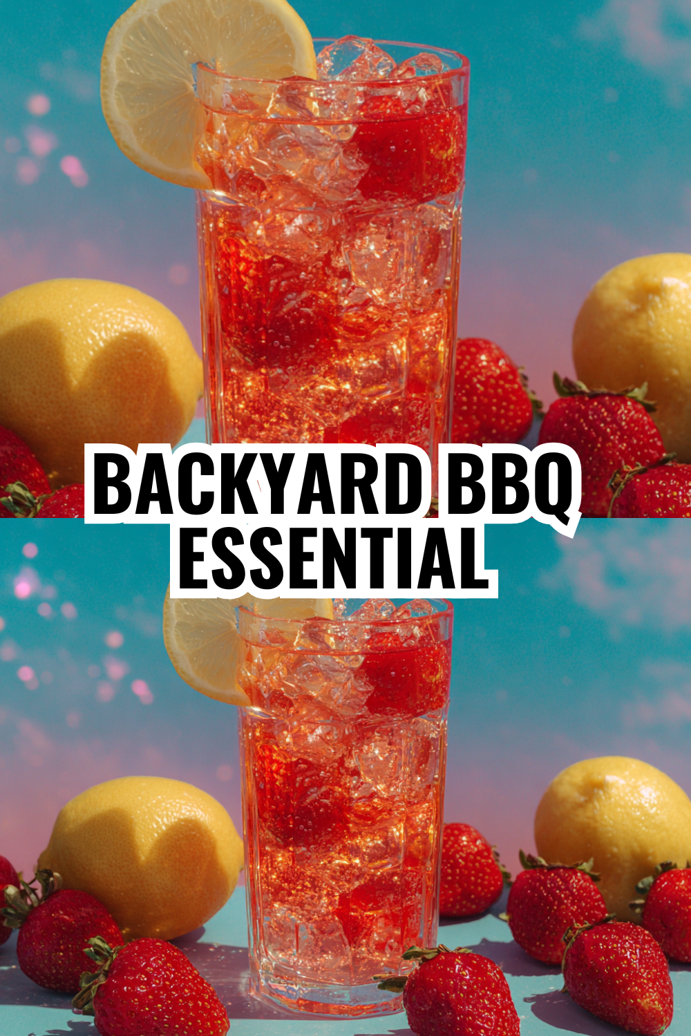 Easy Strawberry Refresher Drink Recipe for Hot Days & Outdoor Gatherings