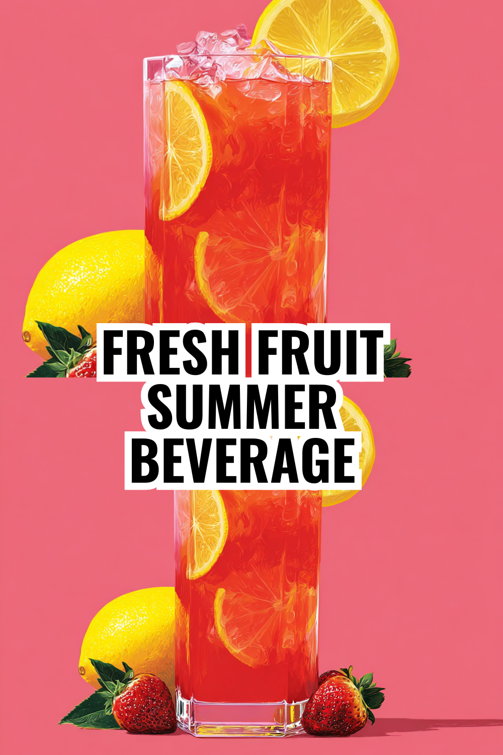Fresh Fruit Summer Beverage that Beats Any Store-Bought Pink Lemonade