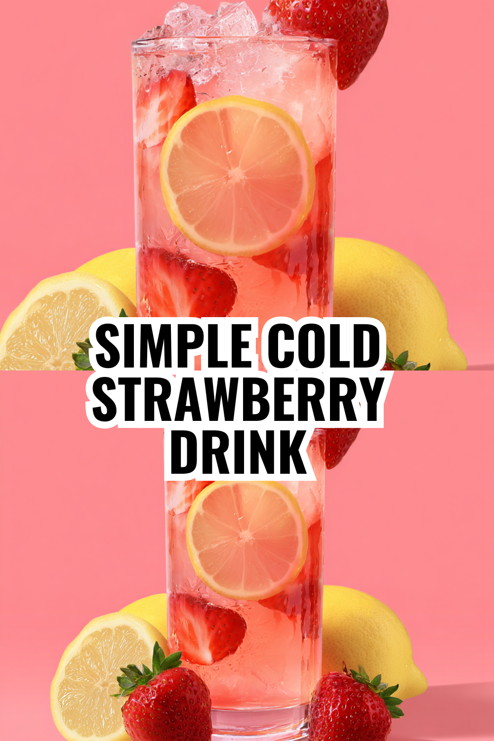 Make-Ahead Strawberry Lemonade Pitcher for Busy Summer Entertaining & Picnics