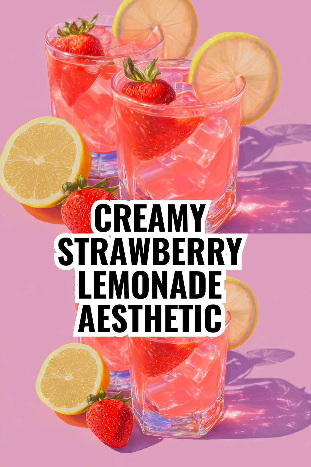 Big Batch Strawberry Lemonade for Fourth of July BBQ Parties