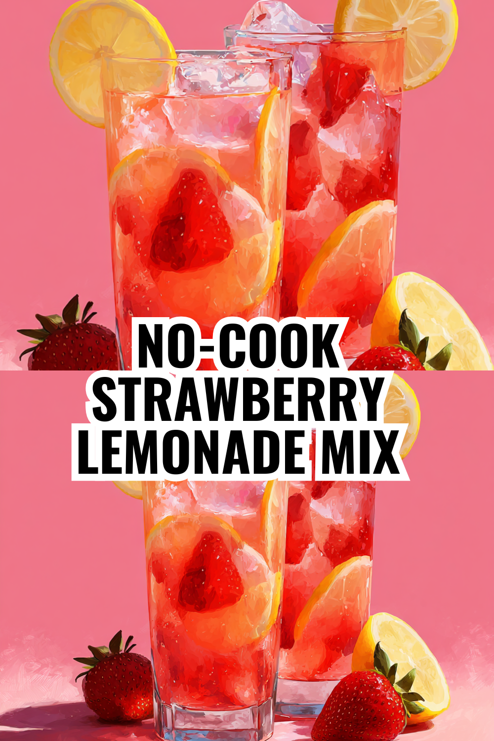 Sparkling Strawberry Lemonade Punch — Your New Summer BBQ Signature Drink
