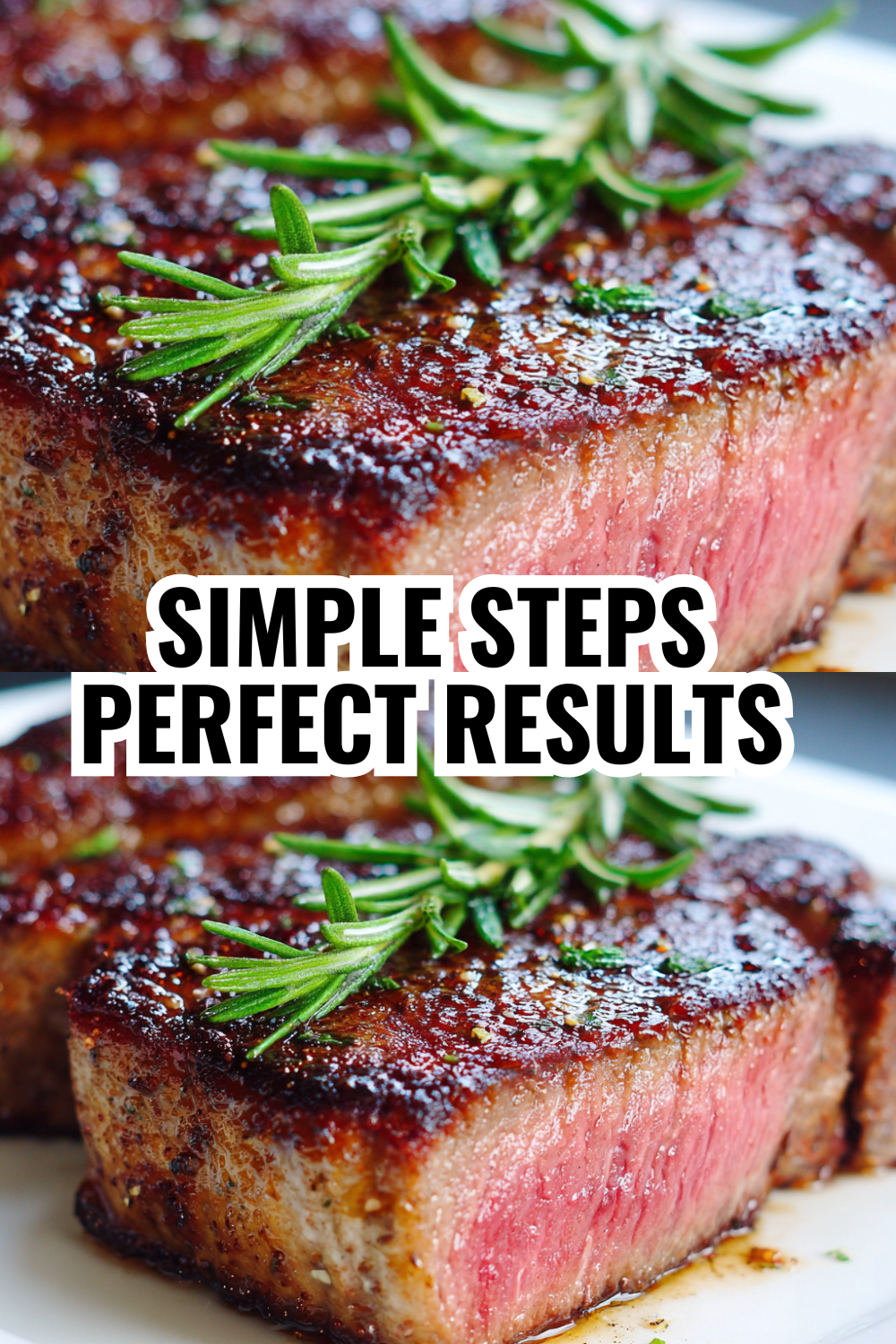 Pan-Seared Steak with Fresh Rosemary — Aromatic, Tender, Unforgettable