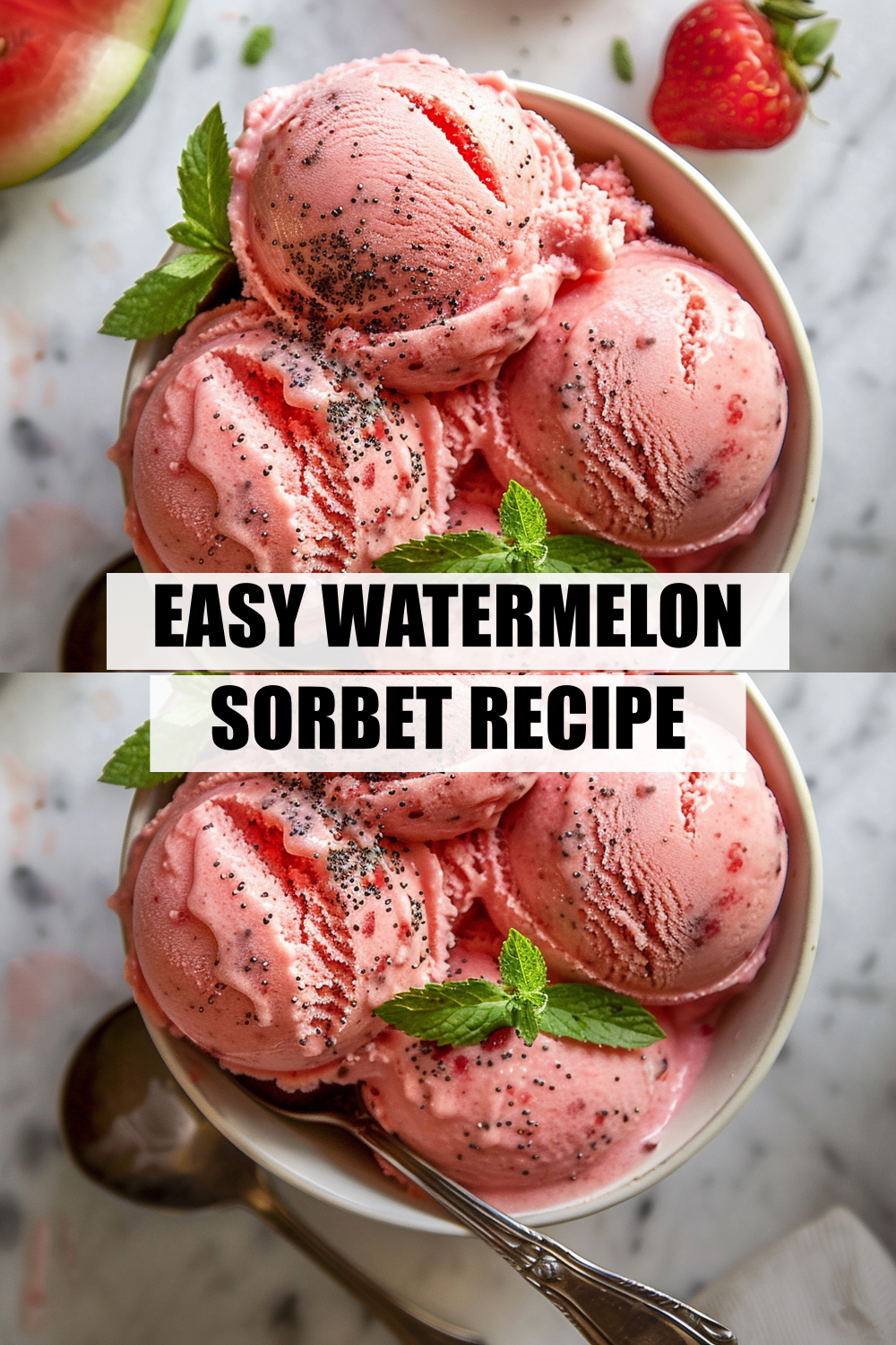 Easy 5-Minute Watermelon Sorbet — Perfect for Hot Summer Days