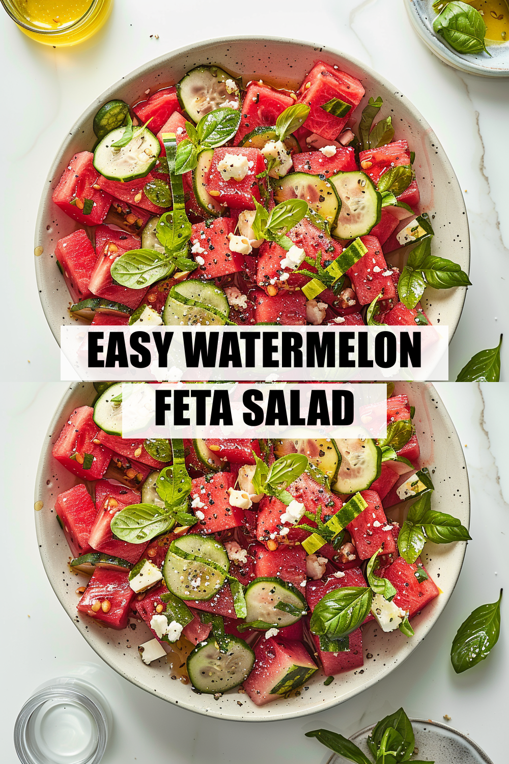 Easy Watermelon Feta Mint Salad — Impress Your Guests Tonight