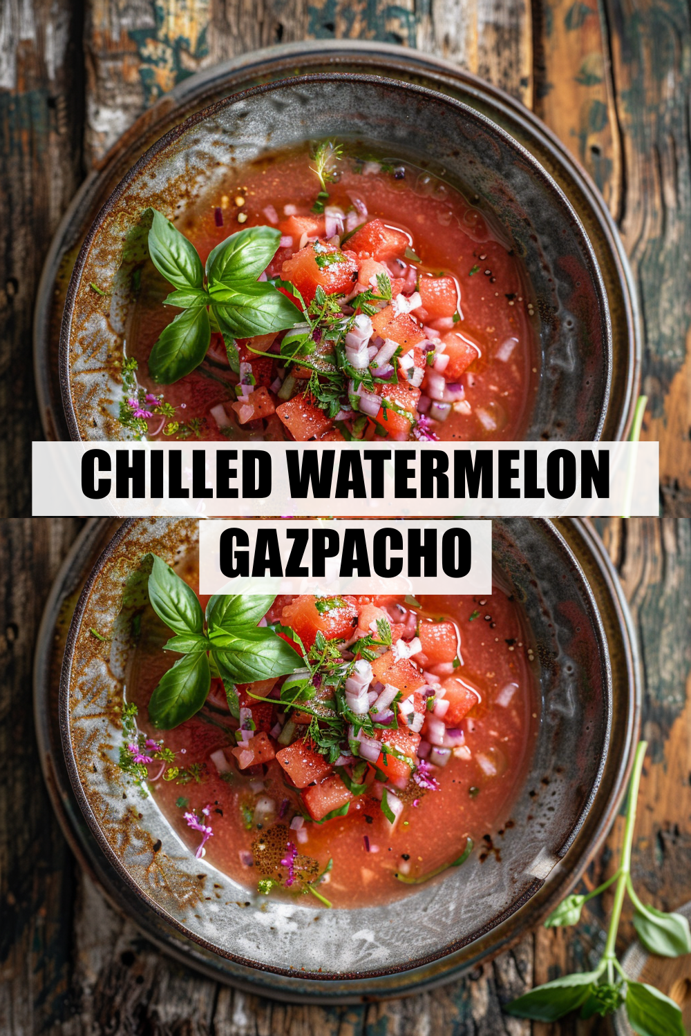 Chilled Watermelon Gazpacho for Hot Summer Dinners