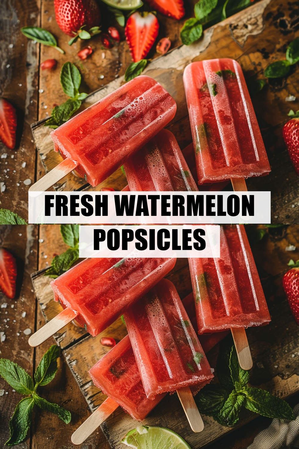 Homemade Watermelon Popsicles with Lime — Kids Go Crazy for These