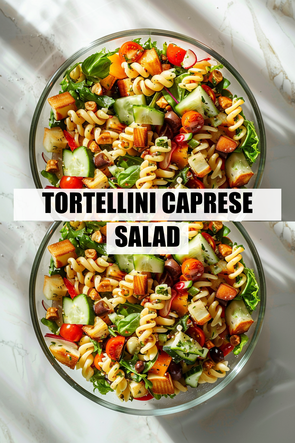 Tortellini Caprese Pasta Salad — Ready in 10 Minutes