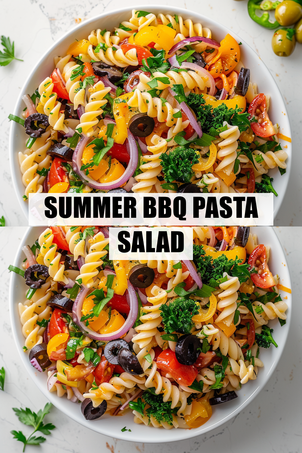 Summer BBQ Pasta Salad with Smoky Bacon & Fresh Herbs