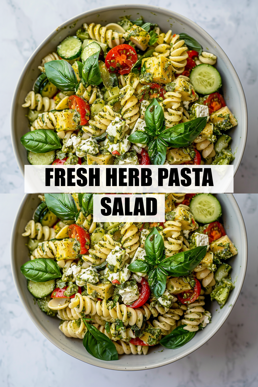 Fresh Herb Pasta Salad with Lemon Vinaigrette