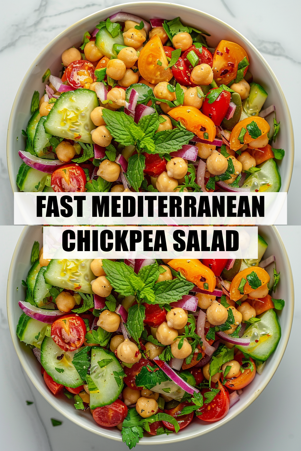 Fast Mediterranean Chickpea Salad Ready in 15 Minutes for Busy Weeknights