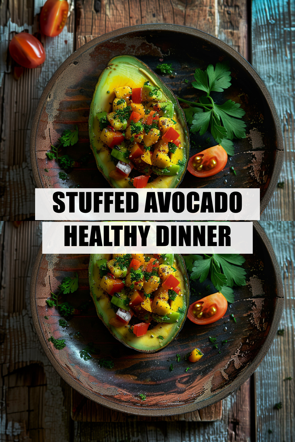 Stuffed Avocado Healthy Dinner That Looks Fancy But Takes 10 Minutes