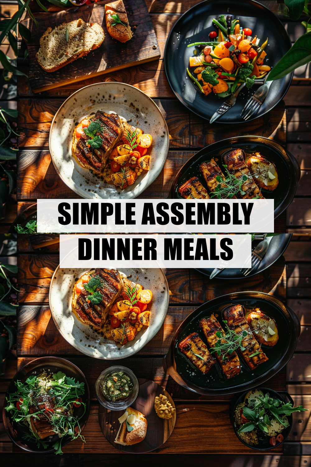 Simple Assembly Dinner Meals Perfect for Meal Prep Sunday