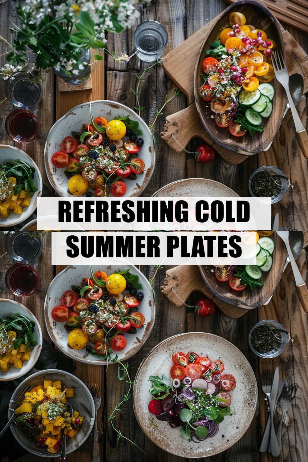 Refreshing Cold Summer Plates Impressive Enough for Unexpected Guests
