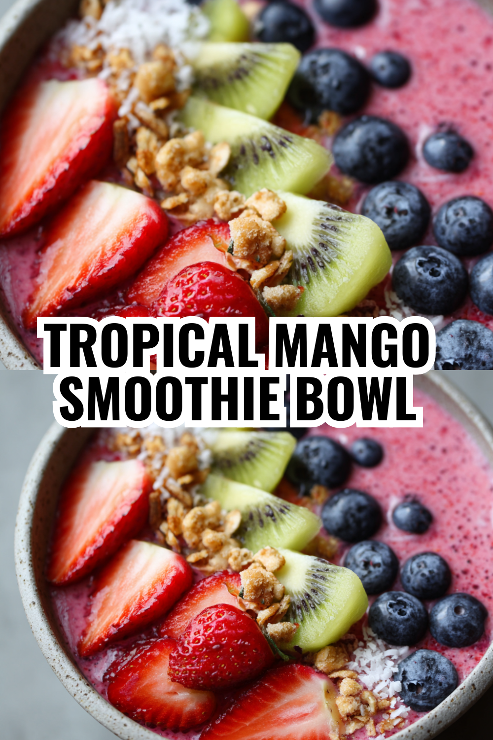 Tropical Mango Smoothie Bowl Recipe (Better Than Açai)