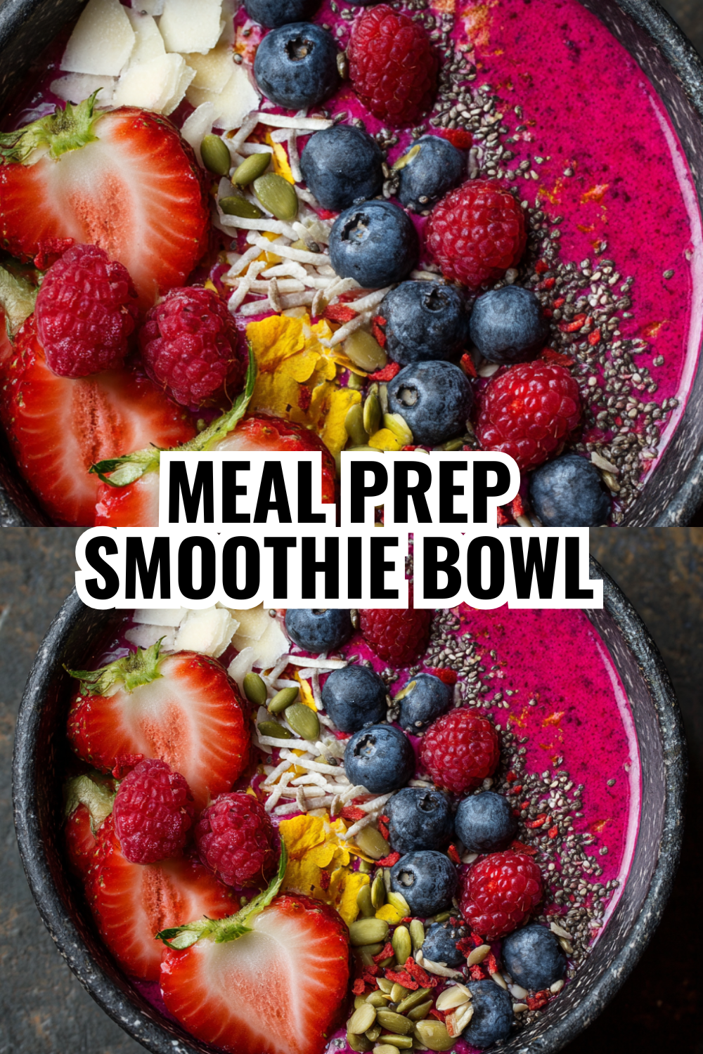 Meal Prep Smoothie Bowls — Make 5 for the Week