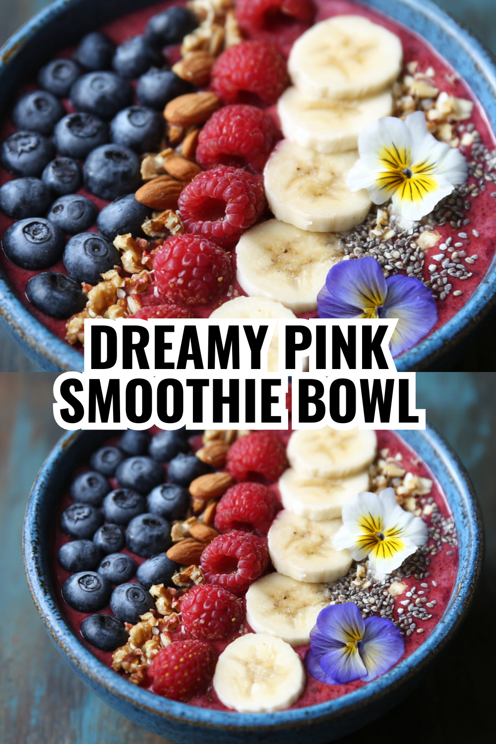 Dreamy Pink Smoothie Bowl That Instagram-Worthy and Healthy