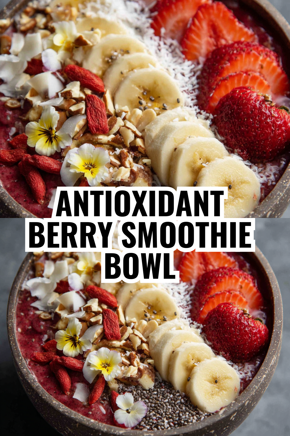 Antioxidant Berry Smoothie Bowl Perfect for Health-Conscious Eaters