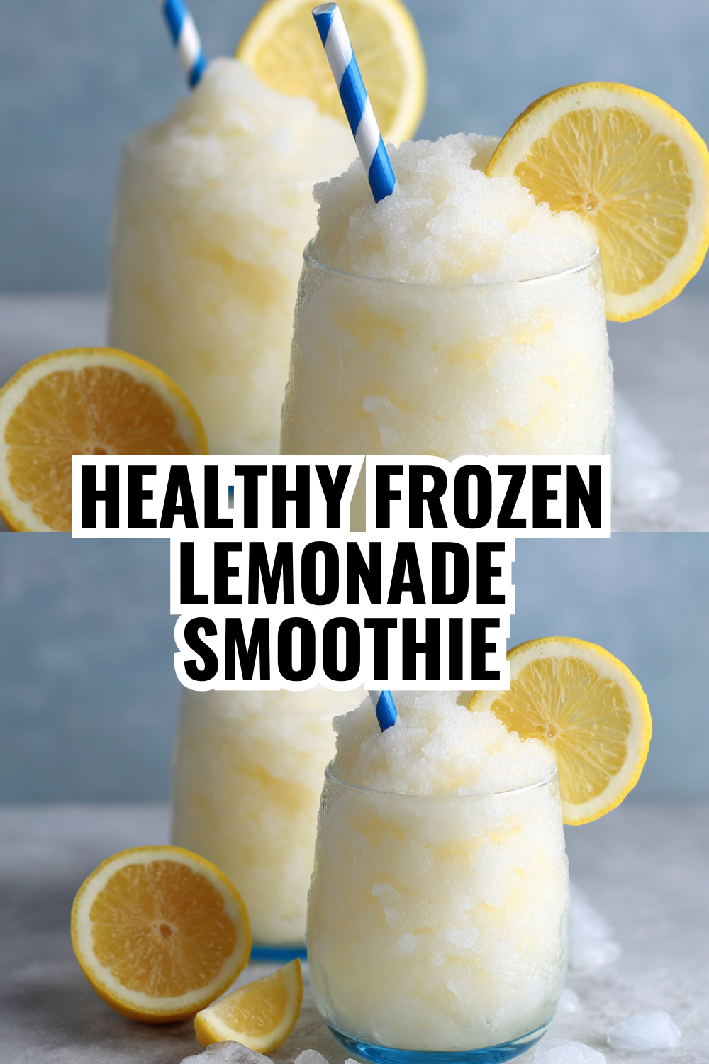 Healthy Frozen Lemonade Smoothie (Naturally Sweet, No Refined Sugar)