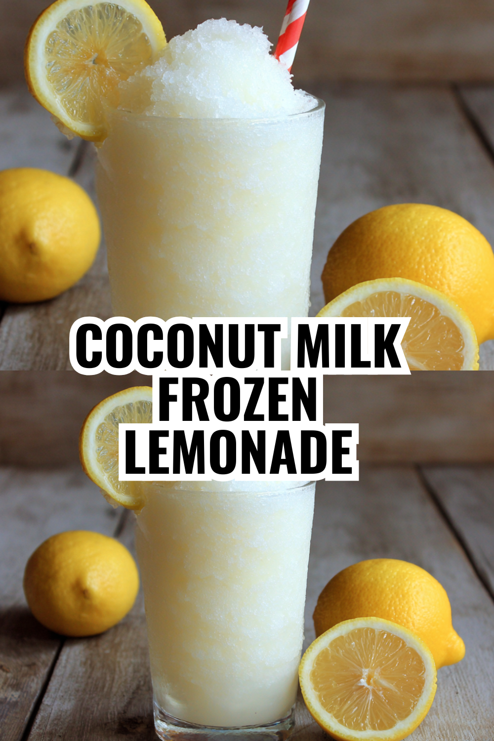 Frozen Lemon Slushie Ready in 2 Minutes