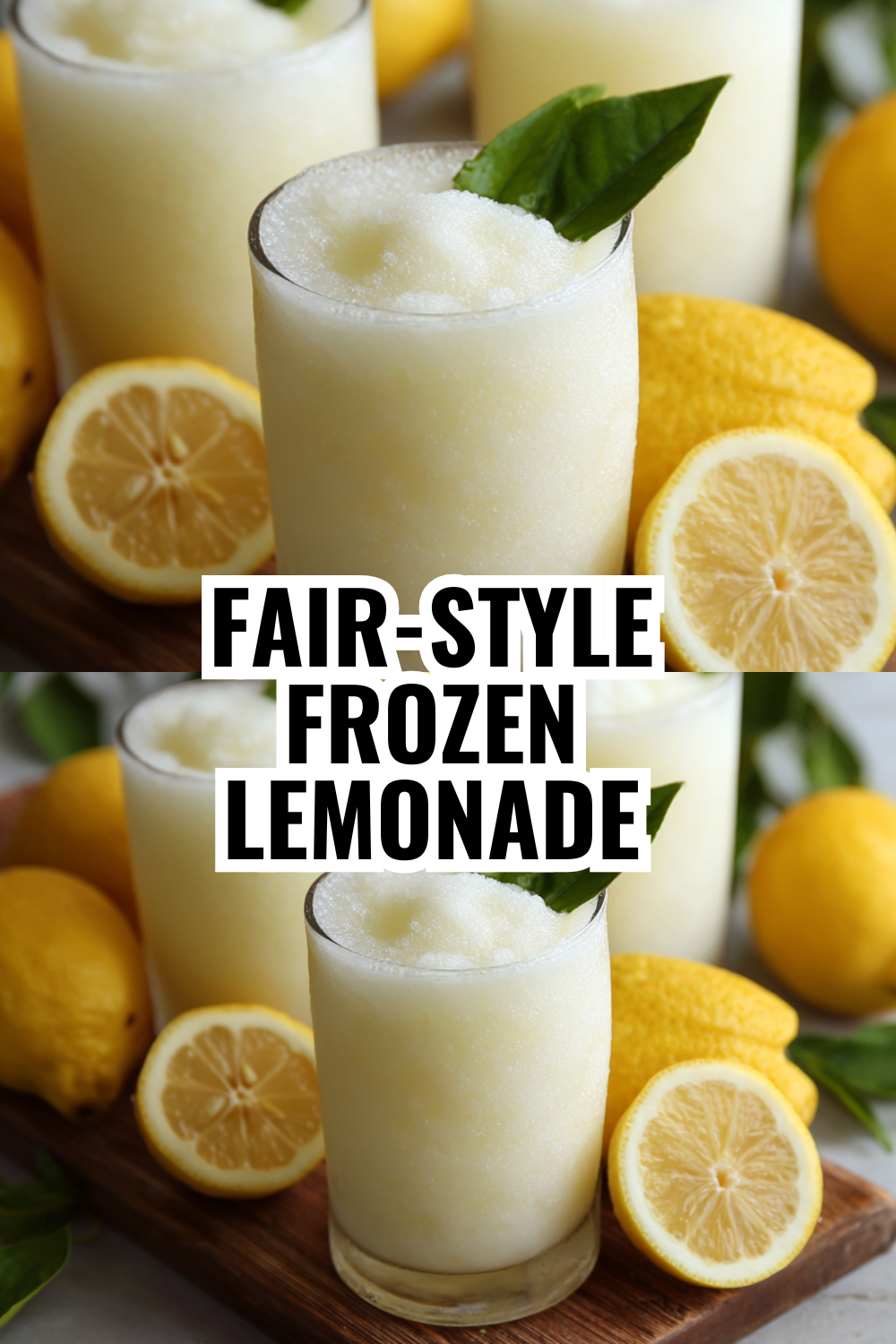 Frozen Lemonade Pitcher for Summer Entertaining and Potlucks