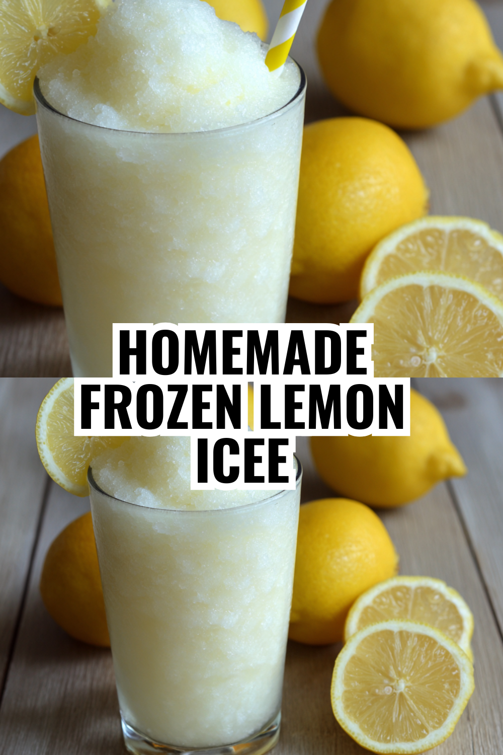 Homemade Frozen Lemon Icee Better Than Any Fast Food