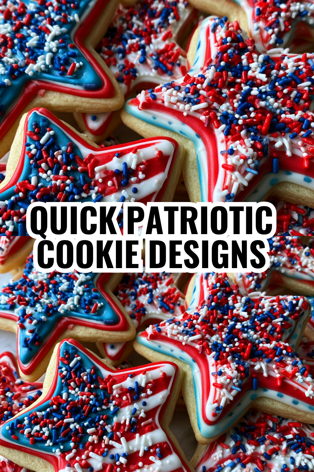 Quick Patriotic Cookie Designs for Last-Minute 4th of July Plans
