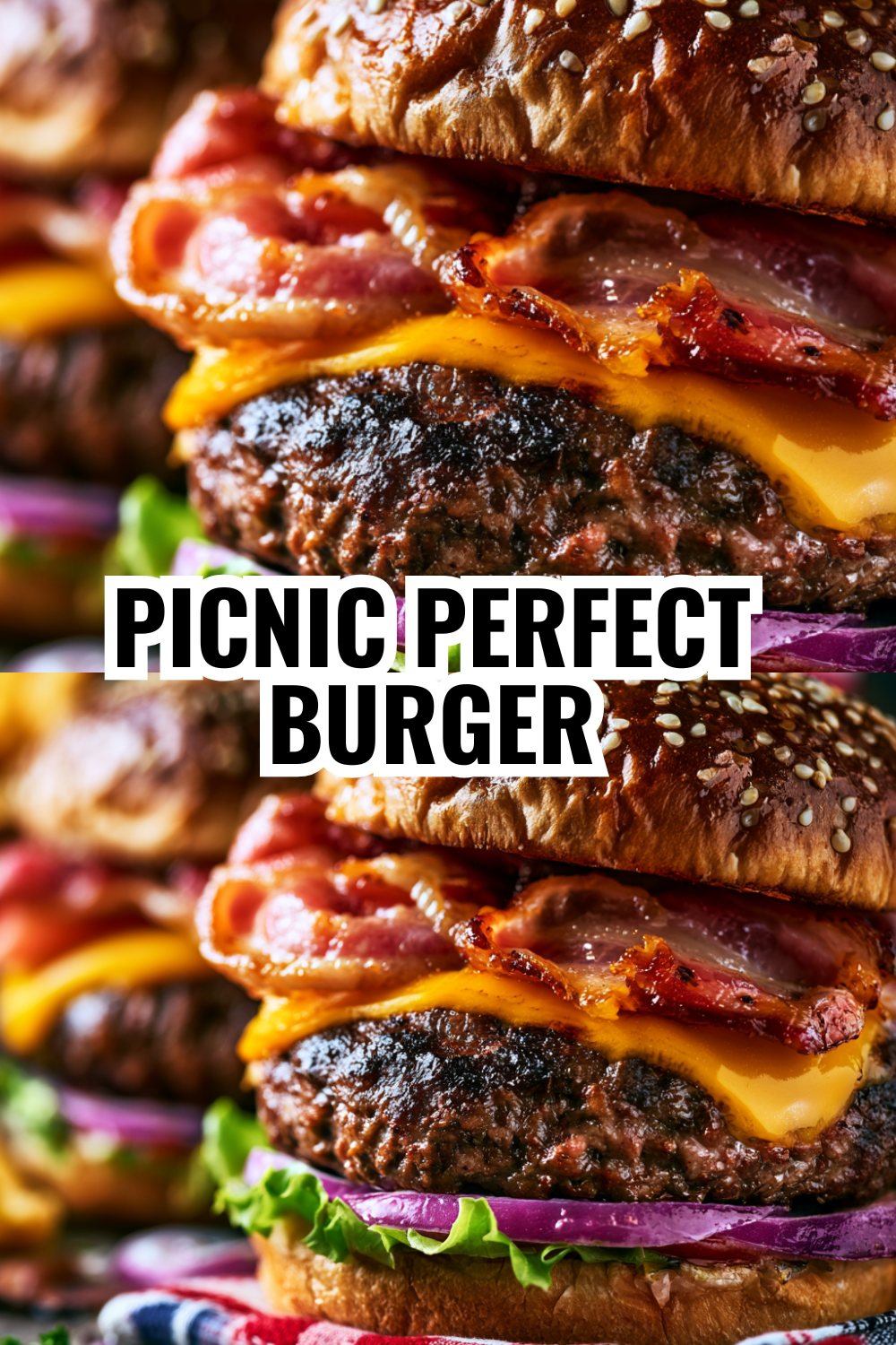 Picnic Perfect Burger — Prep Patties Ahead, Cook Fresh at the Beach