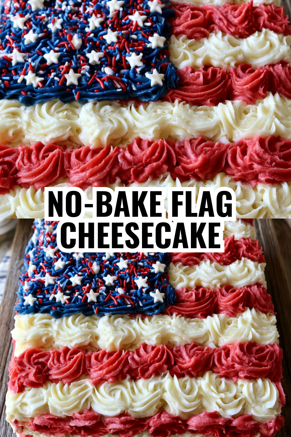 No-Bake American Flag Cheesecake — Ready in 30 Minutes for Last-Minute Parties