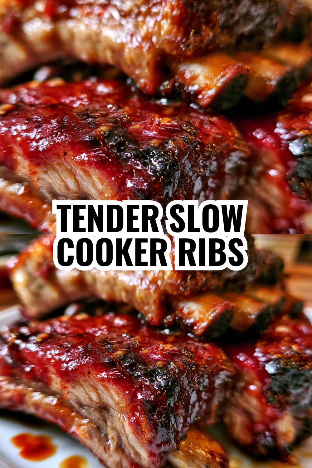 Slow Cooker BBQ Baby Back Ribs (Dump and Forget Dinner)